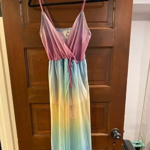 UNIF Tie Dye Chiffon Jumpsuit/romper